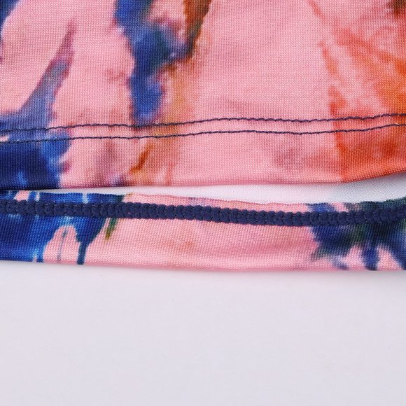 Pink Tie-dye Scrunch Butt Yoga Shorts - Picture 9 of 13